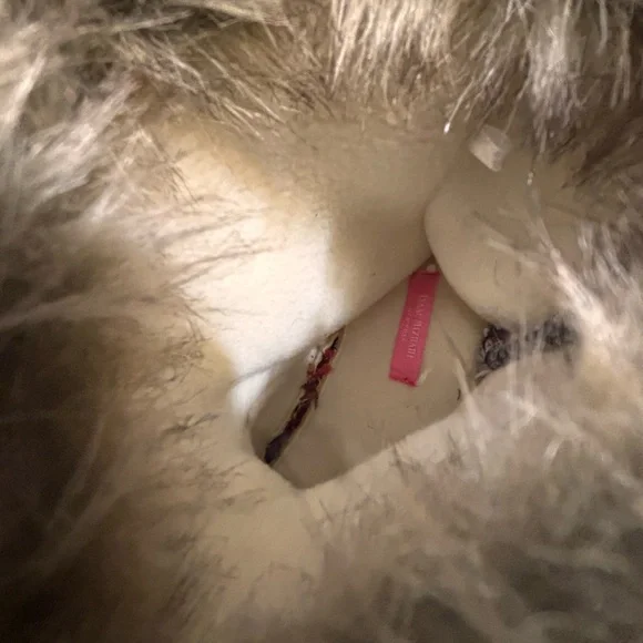 Isaac Mizrahi Slippers Multicolor Faux Fur lined Large - Picture 7 of 7